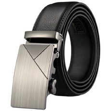 自動扣皮帶 腰帶 商務皮帶 西裝皮帶 男生皮帶 - 時尚簡約，輕鬆調整