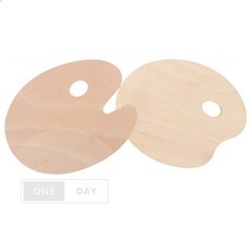 휴화 아크릴 팔레트 수채, 원형 - 소