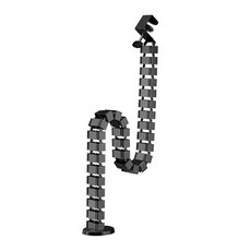 엔산마운트 CC-6 케이블 스파인 홀더 클램프형 스크류형 케이블정리 덕트 와이어 선정리, CC-6C(B) 클램프형 블랙, 1개