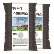 산삼성분 당뇨쌀 항당뇨 혈당강하 콜라겐 게르마늄 MSM 게르마늄농장 24년 햅쌀, 2개, 4kg