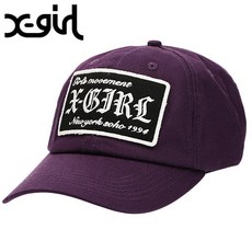 [218 P29 X-girl [105254051006 FW25] LOGO PATCH 6PANEL CAP xgirl 배] 엑스 걸 식스 패널