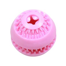 狗狗益智玩具藏食球, 粉色漏食球, 1個