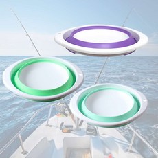 칼라 떡밥그릇 대 보관통 휴대용 민물 떡밥통 낚시 쏘가리, 1개