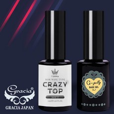 그라시아 진비 지젤리 베이스젤 + 크레이지 탑젤 세트, 14ml, 1개