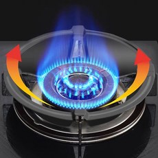 가스레인지 화구 바람 막이 가정용 가림막 가드 화력 모아주는 집중, 블랙