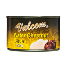 Valcom 슬라이스 밤 통조림 물에 담긴 Valcom Canned Chestnuts Water Sliced, 1개, 227g