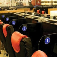 지그미니 1P 원형 48mm 에폭시 번호판 블루 테이블번호표, 33, 1개