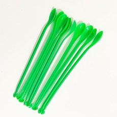 10P 듀얼 0.1g/1g 분말 시약 실험용 약수저 장치 도구 키트 교재 실험실 부품 시료 약시저 부속 교구