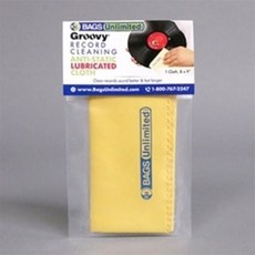 레코드 관리용 극세사 천 (Bags Unlimited ASA-2 - Groovy Record Cleaning Cloth - Microfiber (Yellow))