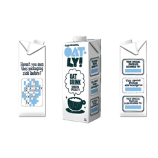 Oatly! 燕麥奶 精品咖啡大師, 2個, 1L