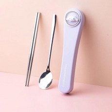 LILIS 산리오 시나모롤 페이스 수저 케이스 세트