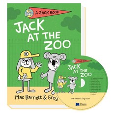 Very 얼리챕터북 Jack Book 05 Jack At the Zoo (원서 & CD), Penguin Putnam, Very 얼리챕터북 Jack Book 05 Jack.., Mac Barnett, Greg Pizzoli(저)
