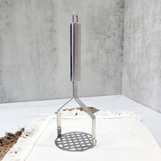 糖軒町 三箭 ST-110 不鏽鋼壓泥器，輕鬆製作綿密薯泥，廚房必備壓泥工具, 1個