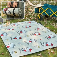 Hello Kitty 露營野餐墊 加厚防水防潮易收納遊戲墊