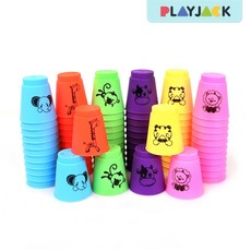 스포츠스택스 MINI 컵쌓기, 옐로우, 1개