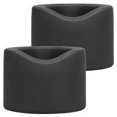 타임모어 BMB 포터필터 스탠드 8.3 x 5.97cm, 2개, 블랙