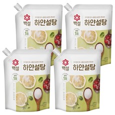백설 하얀설탕, 400g, 4개