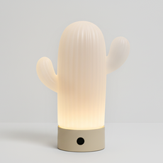 루에르 사구아로 선인장 무드등 수유등 LED 충전식 인테리어무드등 홈케페분위기조명 취침 아기 수면 무선 밝기조절 대용량 밧데리 생활방수 야외캠핑등 집들이 선물 조명, 카키(KHAKI)