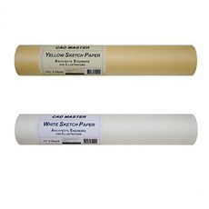 스케치용 롤트레싱지 30cmx 45m 캐드 마스타 제도 화방, 옐로우