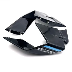 신제품 2025 675SR-R 윙글킷 CFMOTO 페어링 오토바이 액세서리 고정, 01 Bright black