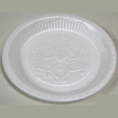 저발포 일회용 접시-200mm 10개입 일회용공기, 1개, 1매입