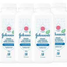 존슨즈베이비 콘스타치 파우더 오리지날향 클래식, 100g, 4개