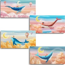 60X30 사진틀 학업운 고래 꿈과희망의 그림 캔버스액자 액자 그림틀 70068ea 1(pc), 고래D 60X30