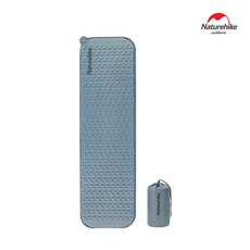 네이처하이크 UL 자충 매트 3.5 싱글 스퀘어 차박 1인 캠핑 에어 백패킹, 블루
