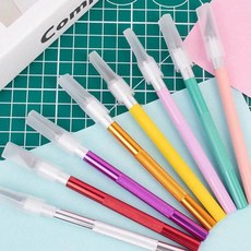 정밀 아트 펜칼 컷팅 나이프 공예칼 종이 공예 디자인칼 DIY 아트 프라모델, 2개, 연보라