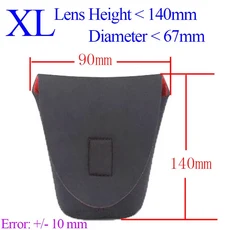 렌즈 가방 소프트 네오프렌 DSLR Lente 커버 케이스 보관 S M L 나일론 Canon Nikon Sony Camer, 05 XL Size