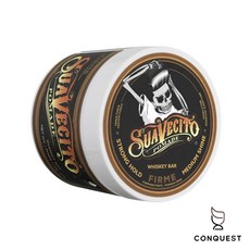 【CONQUEST】Suavecito Firme Hold 強力款水洗式髮油 4oz 全新包裝 美國進口, 1個, 強力款(威士忌香調)