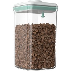 FAFAFLYER 개 고양이 POP 간식 - 밀폐 용기 1.3 Qt/1.2 L | 최대 Lb 간식에 이상적 쌓을 수 있는 원터치 개구부 BPA 프리, AS 2.2Qt, 1개