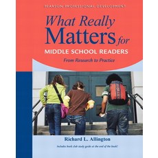 (英文圖書)What Really Matters for Middle School Readers: From Research to Practice 平裝版, Pearson, 英文