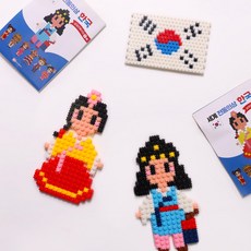 세계 전통 의상 만들기 다문화 디폼블럭 8mm 패키지, 02W 중국 여