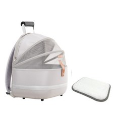 밸류플로우 반려동물 백팩 강아지 고양이 이동장, 1개, 그레이02