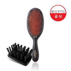 [메이슨피어슨 공식판매처] 주니어 브리스틀&나일론 헤어브러시 BN2, 1개, 아이보리화이트