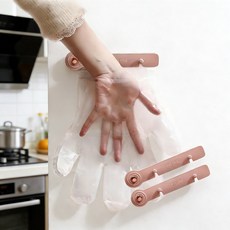 부착한 접착식 벽걸이 장갑 / 설치 간편 어디서든 사용 가능, 1개, 옵션2