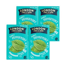 런던프룻앤허브 스위트 페퍼민트, 30g, 20개입, 4개