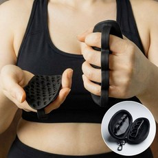 셀클릭 굳은살 방지 간편 착용 피트니스 팜가드 헬스 장갑, 1세트, 블랙