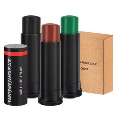 褲公主 偽裝膏 生存遊戲 畫臉 迷彩膏 人體彩繪 油性偽裝膏 戰術油彩 化裝舞會, 30ml, 1組