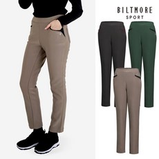 [사은품증정] 빌트모아 여성 골프웨어 포켓 배색 밴딩 일자 바지 533166