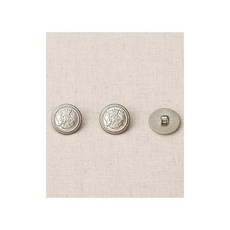 패션스타트 알렉산더 은장단추 25mm 3개입 실버, 1개