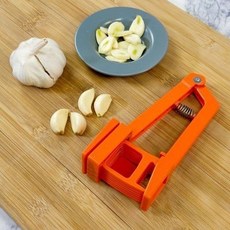 韓國切蒜器 烤肉飯店大蒜切片神器 手動按壓切蒜器 蒜片家用廚房工具, 1個, 切蒜器韓國