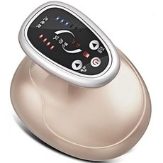 電動拔罐器 刮痧儀 多功能經絡疏通儀, 金贈精油,充電6檔【無加熱無鋼珠】, 1個