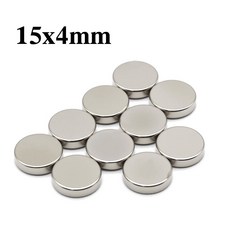 강력한 네오디뮴 원형 초강력 N35 구멍 포함 NdfeB 영구 냉장고, 5piece, 12x5-4MM