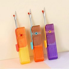 모든 휴대용 의류 라벨 텍 제거기 미니 실뜯개 재봉 수선 도구 실밥 제거, 3개, 색상랜덤