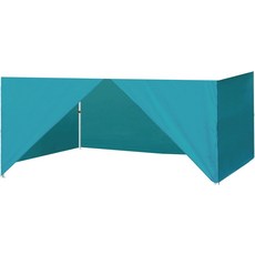 8x12 이지 팝업 캐노피 텐트를 위한 유르맥스 미국 풀 지퍼 벽 4개의 전용청록색, Turquoise