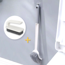 모코리빙 다용도 청소솔세트 브러쉬 욕실 화장실 바닥, 1개, 화이트