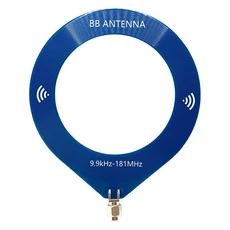 10khz-180mhz 저임피던스 변환기가 있는 도넛형 WB 안테나 미니 링 MW/SW 중파, 01 CHINA, 03 Blue