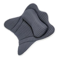 욕조 목욕 베개 부드러운 메시로 호텔 욕조용 강력한 흡입 컵 커버, Blue, 1